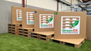 Green OX Cardboard Pallets