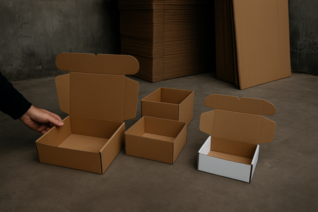 Cardboard boxes